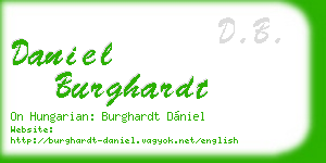 daniel burghardt business card