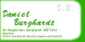 daniel burghardt business card